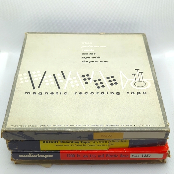 Audio Recording Tape - Magnetic Recoding Tapes - 4 Types - Picture 8 of 9